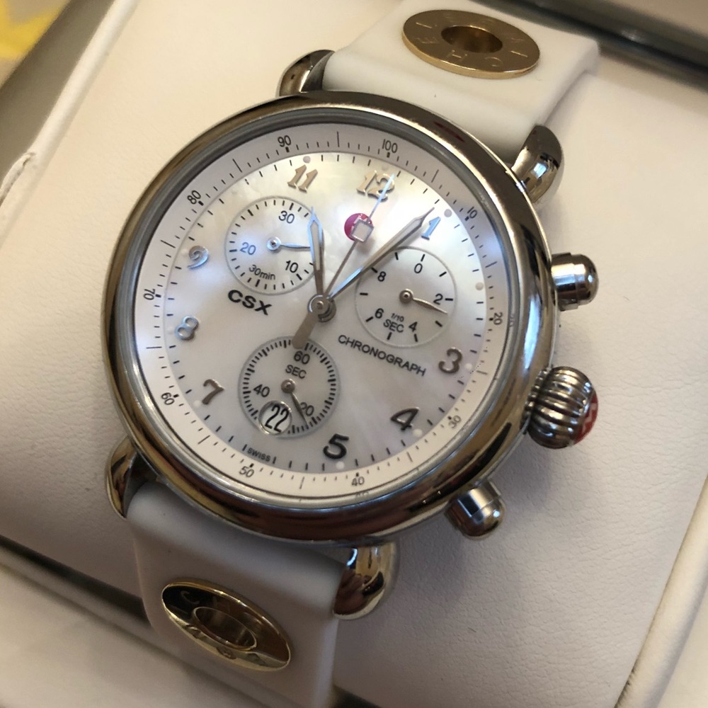 Amazing Condition: MICHELE CX-36 + 7 straps!!!!